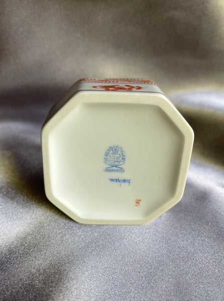Herend Cat Porcelain Trinket Box