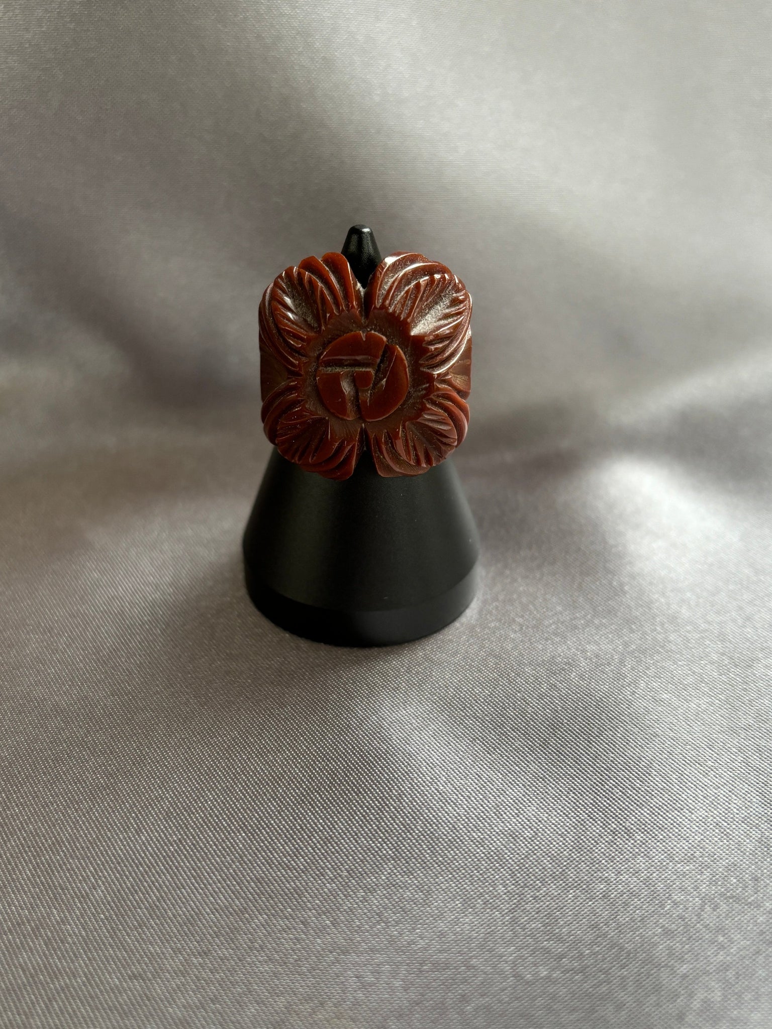 Brown Bakelite Ring