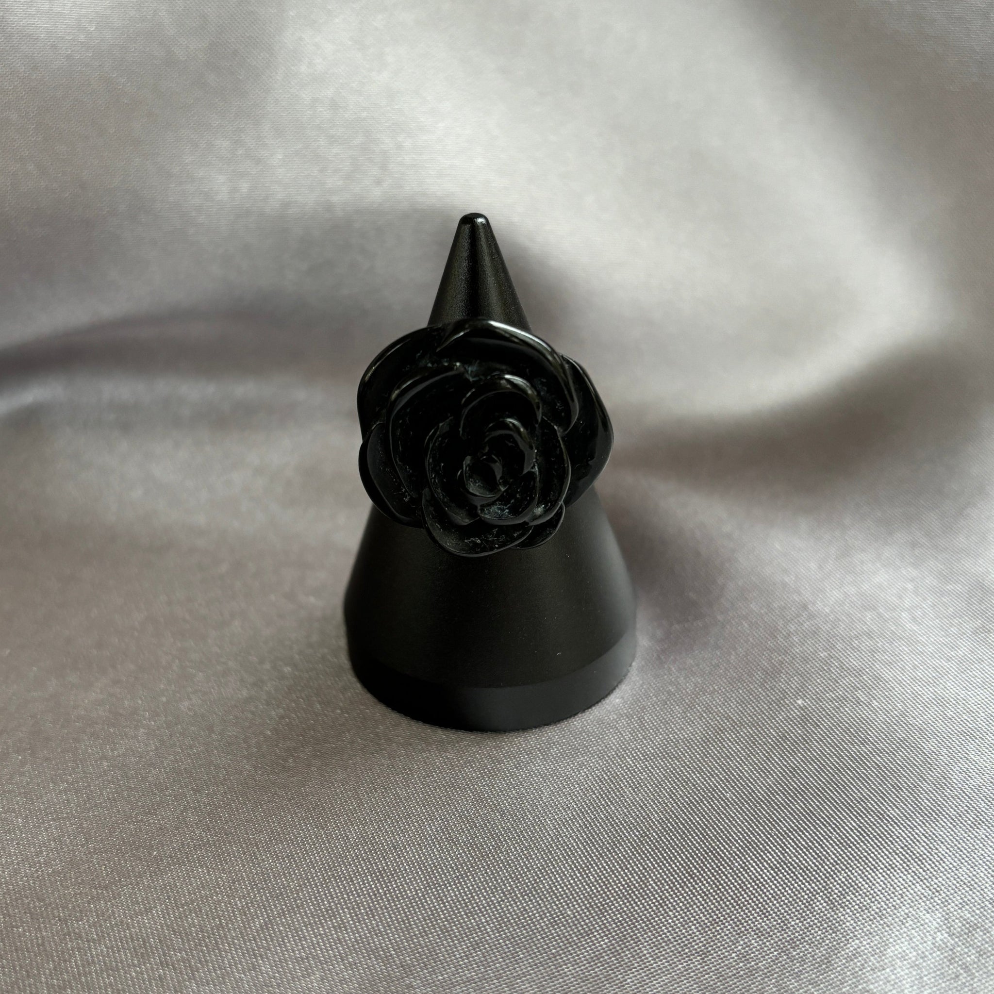 Black Rose "Fakelite" Ring