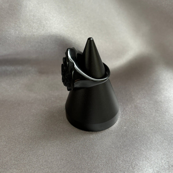 Black Rose "Fakelite" Ring