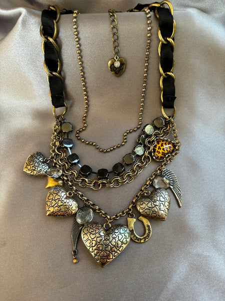 Betsey Johnson Lovely Leopard Necklace