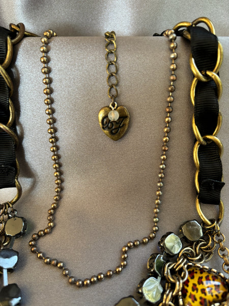 Betsey Johnson Lovely Leopard Necklace