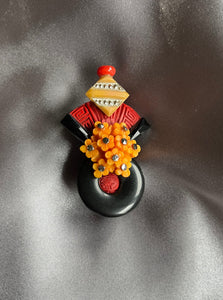 Joli Jewelry Orange Bouquet Pin