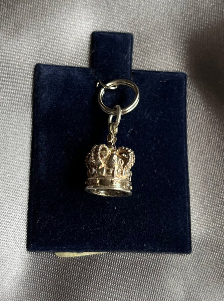 Tower of London British Crown Sterling Silver Pendant